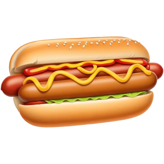 one hotdog emoji
