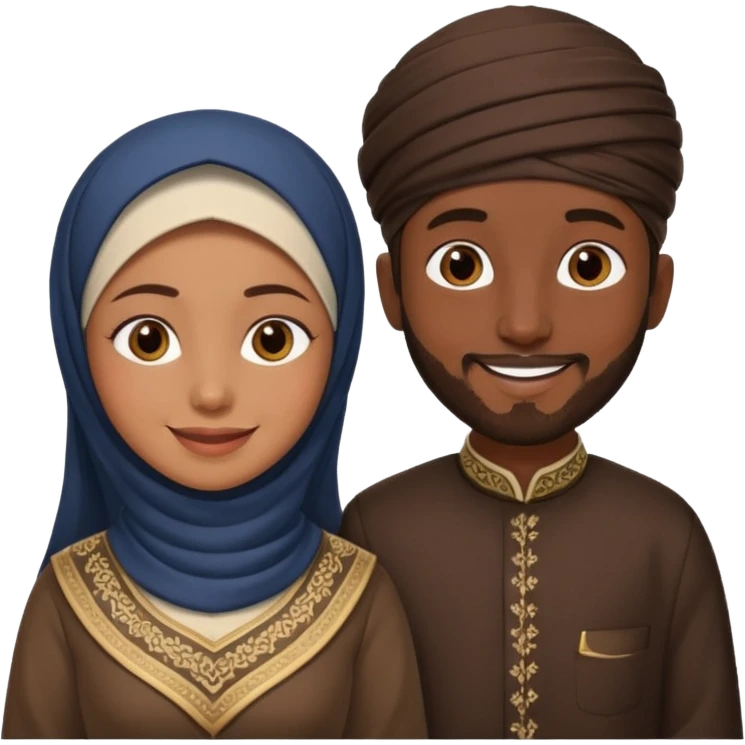 Muslim couple  emoji
