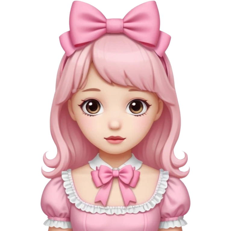 Fiyonklu ve pembe lolita g emoji