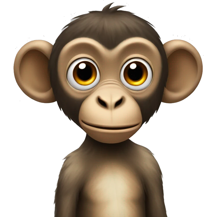 Monkey with a horse head  emoji