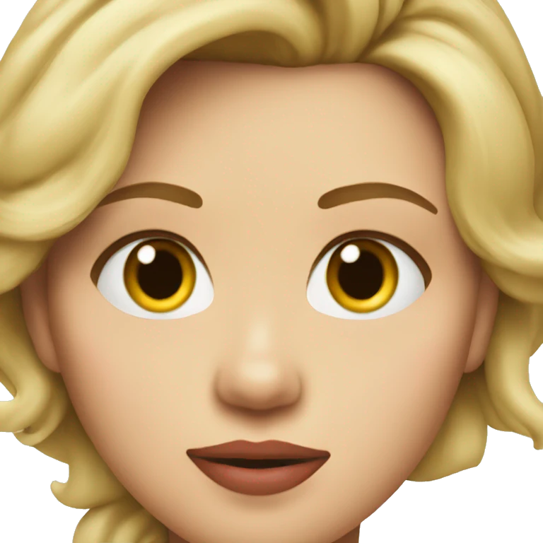Scarlett Johansson pointing on you emoji
