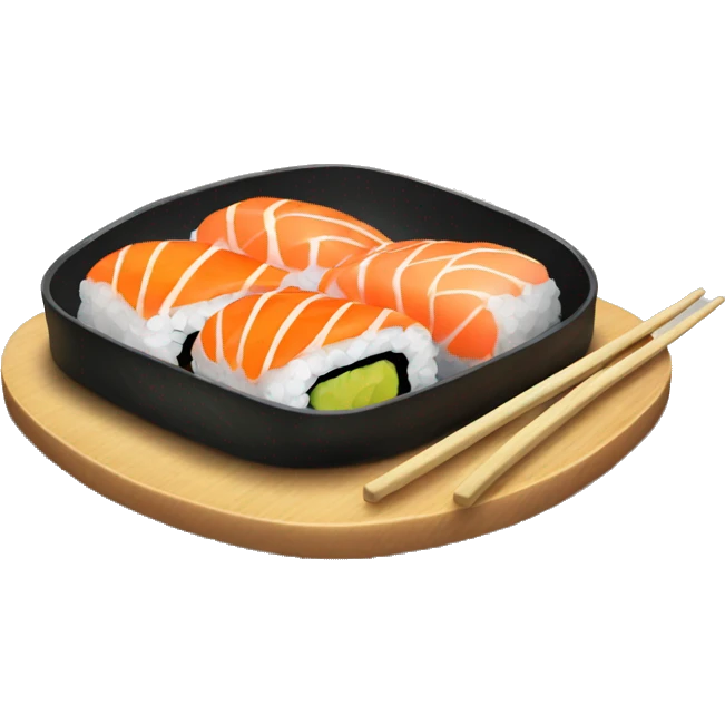 sushi plate emoji
