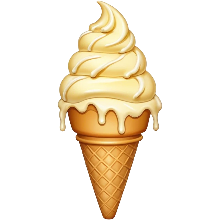 Ice cream cone emoji