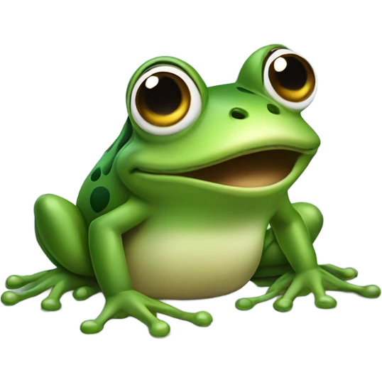 frog look up emoji