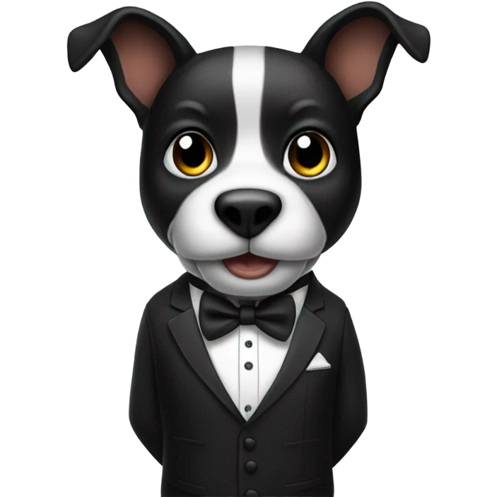 Basketball wearing tuxedo emoji