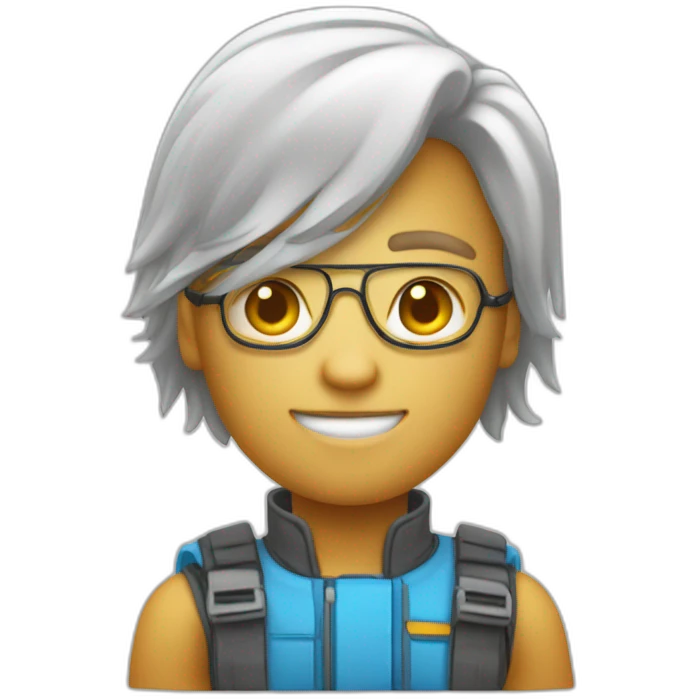 Un Emoji développer stylé mode néon emoji