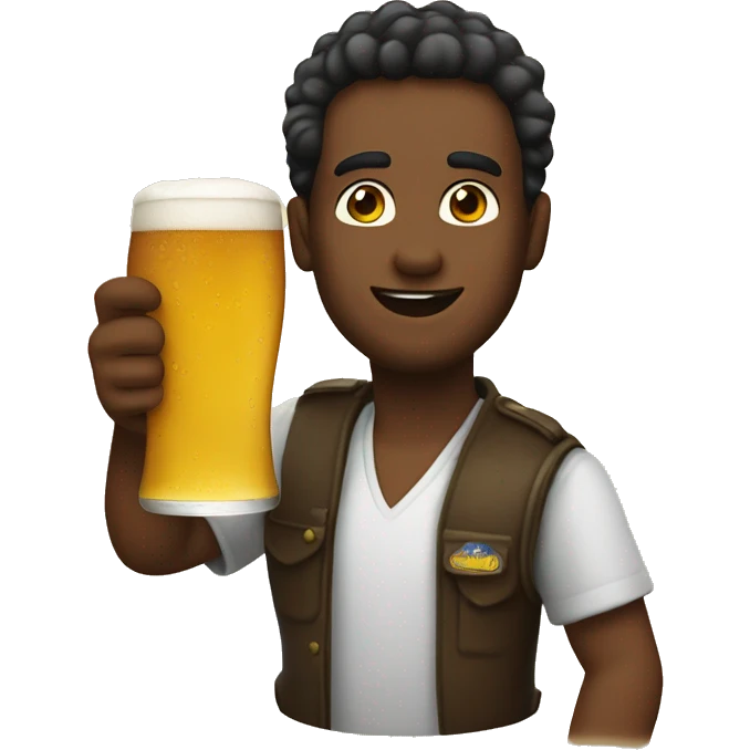 “Beer in hand” emoji