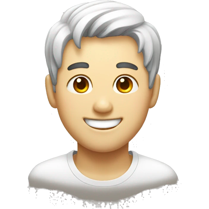  Korean smile man  emoji