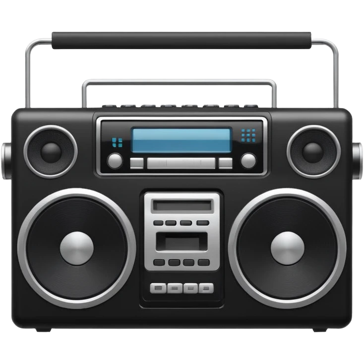 minimalistic boombox emoji