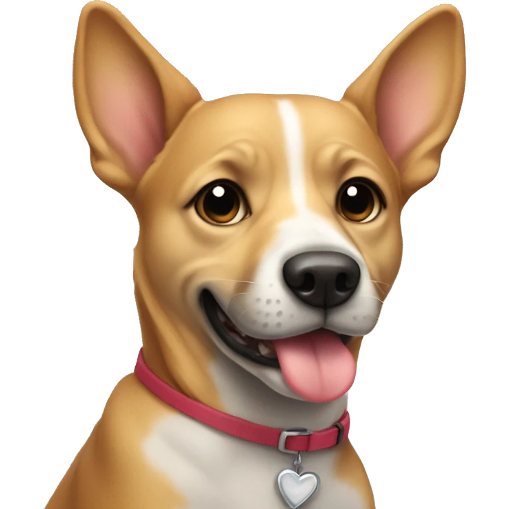 Dog with Heart emoji