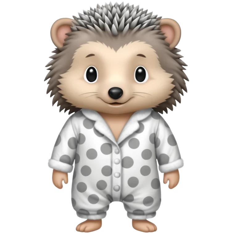 hedgehog in pajama emoji