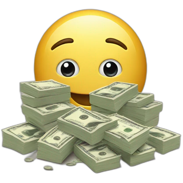 a lot of money emoji