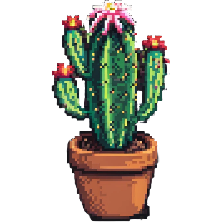 cactus plant in pot emoji