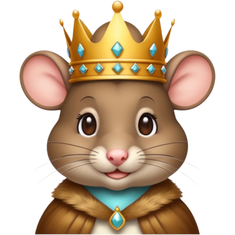 mouse queen  emoji