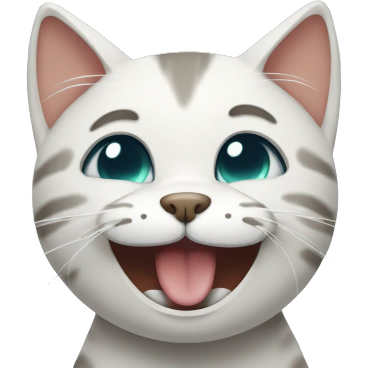 cat laughing crying emoji