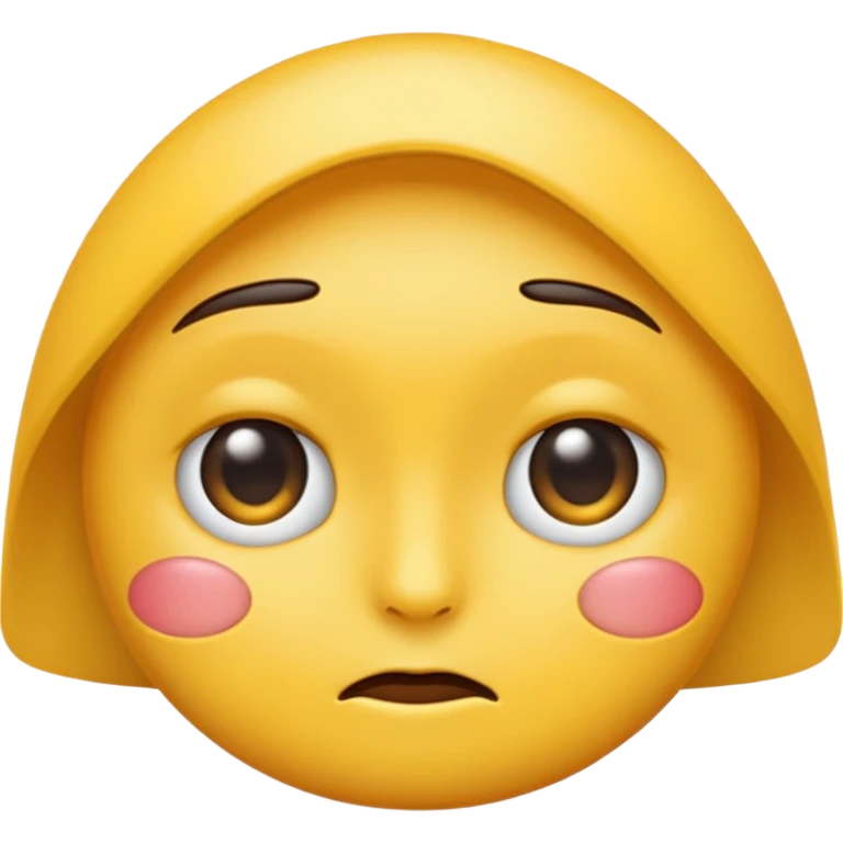 Emoji giving side eye emoji