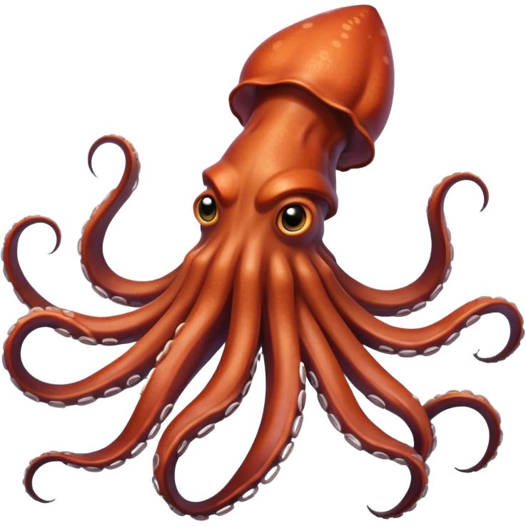Giant Squid – Huge squid with long curling arms emoji