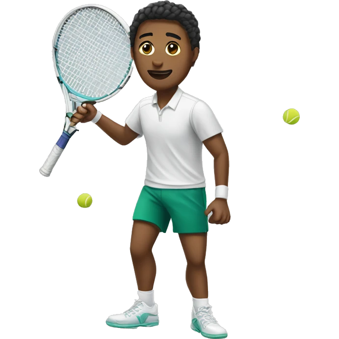 Tennis and badminton player emoji
