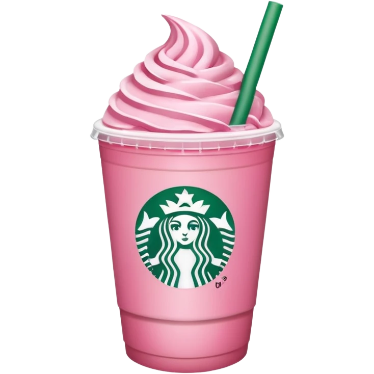 Starbuks pink drink emoji