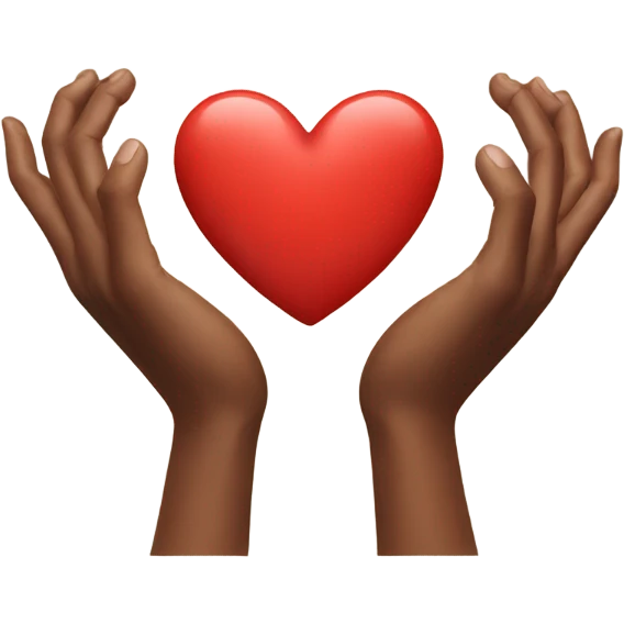 heart with hands emoji