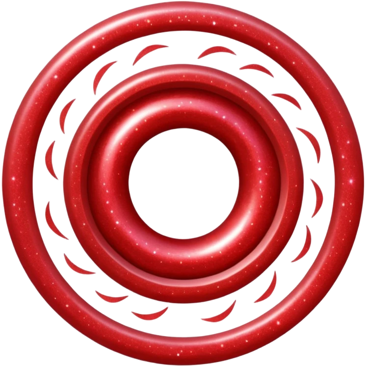 red glitter portal emoji