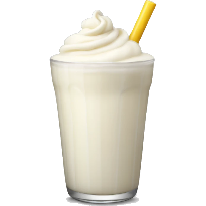 vanilla milkshake  emoji