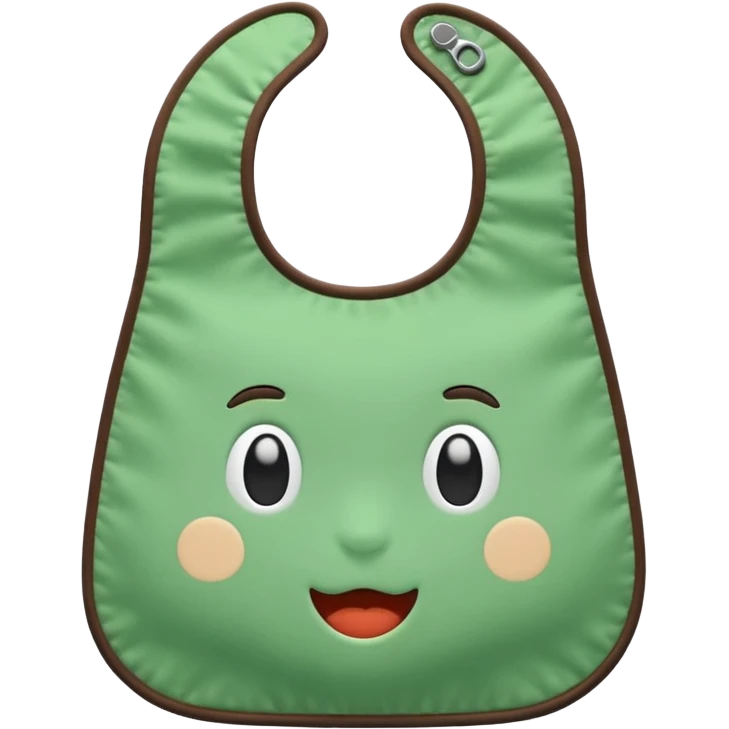 Green bib  emoji