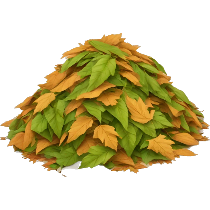 pile of leaves emoji