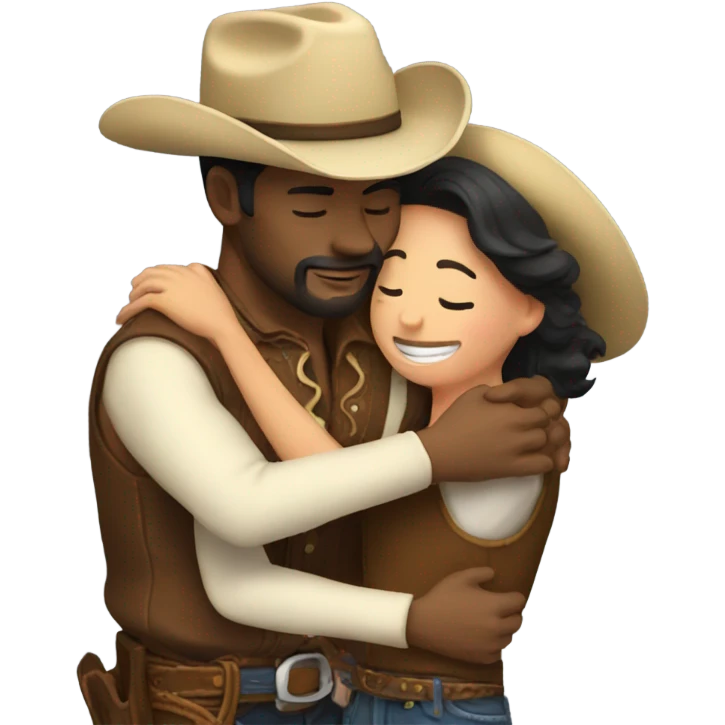 Cowboy Hug emoji