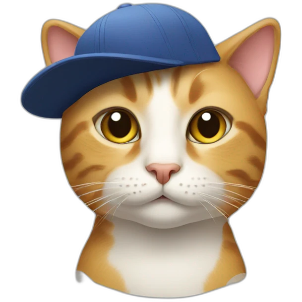 cat in cap emoji