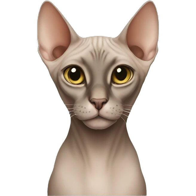 A quiet sphinx cat emoji