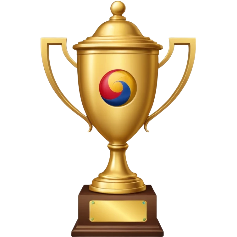 A trophy for Gambian championship emoji