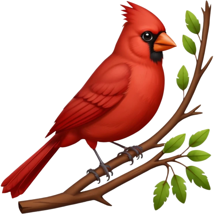 Cardinal bird emoji emoji