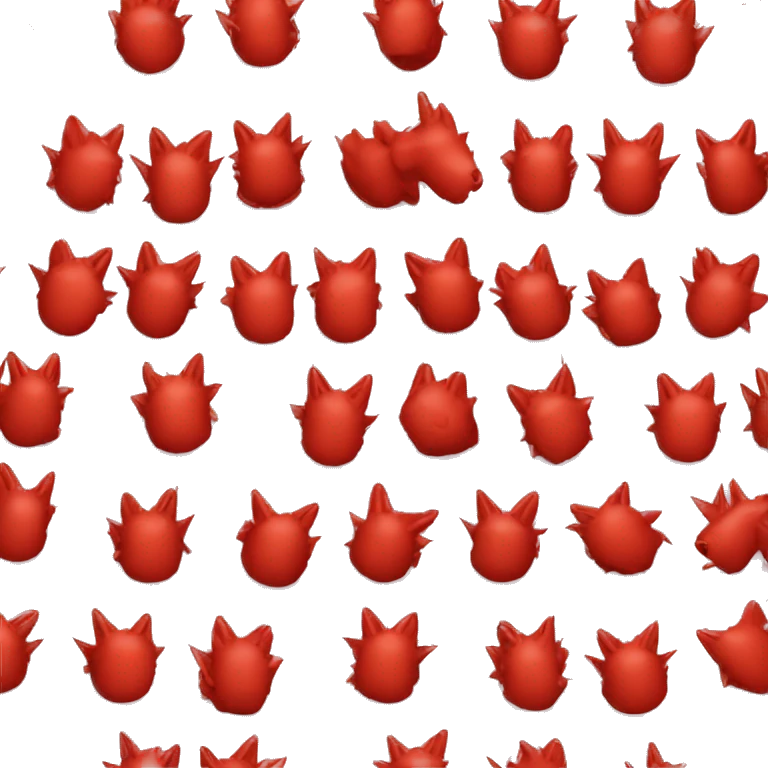 Red spiked dog collar emoji