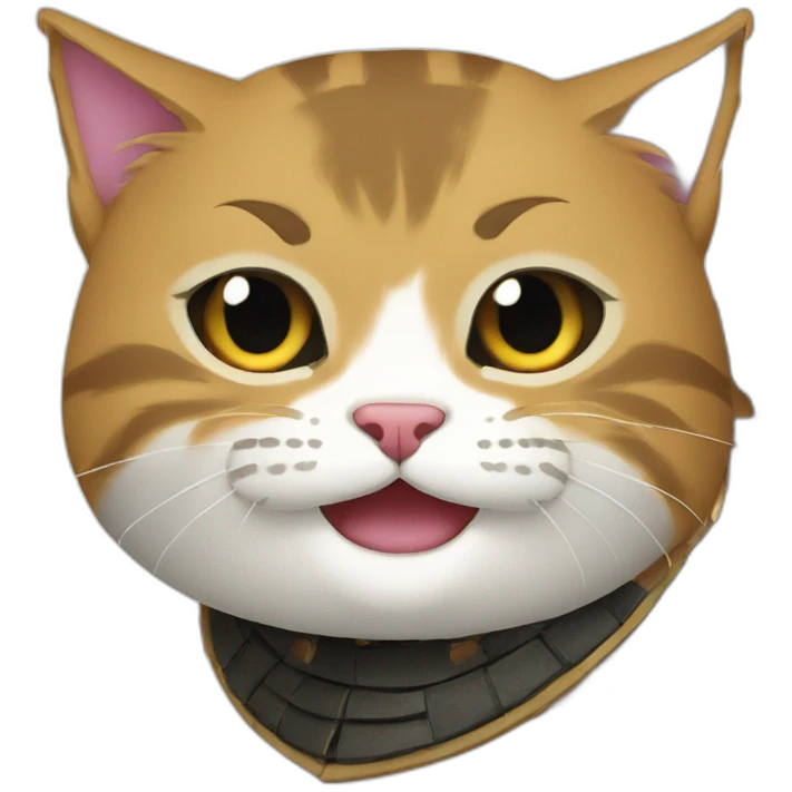 samurai cat emoji