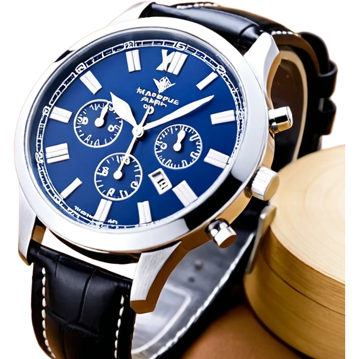 Чёрные наручные часы emoji