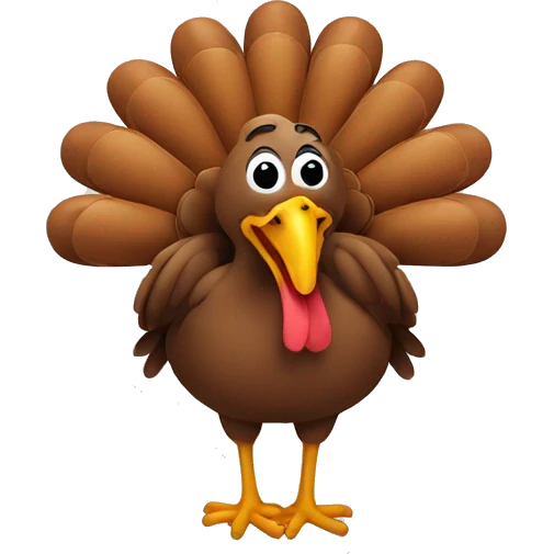 turkey smiling emoji