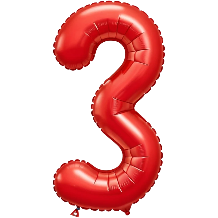 Number seven ballon emoji