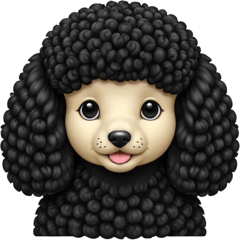 Perro poddle emoji