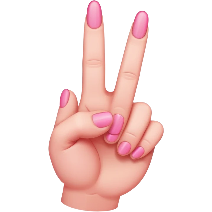 pink middle finger emoji