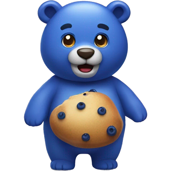 Blueberry bear emoji