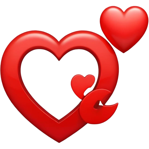 The capital letter G surrounded by a heart emoji