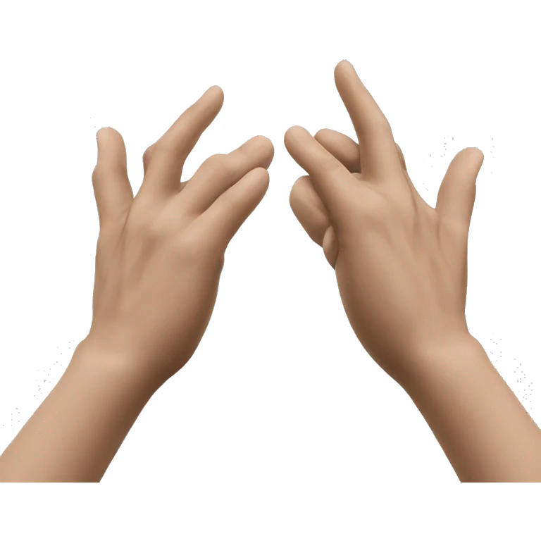 hands in top of head while srceaming emoji