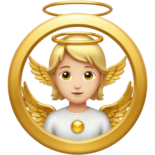 Angel halo with no angel just the halo emoji