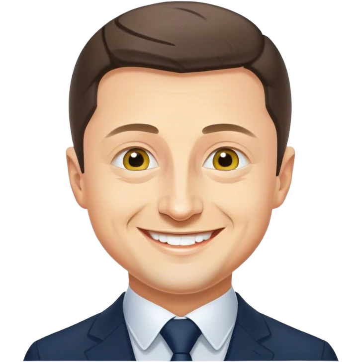 Vladimir Zelensky is delighted emoji