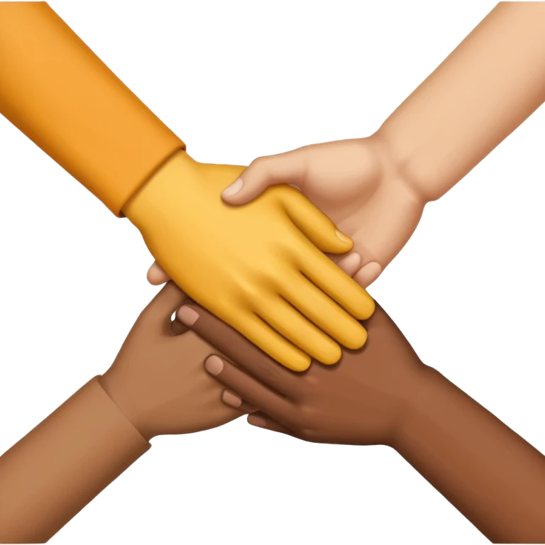 Three way handshake emoji