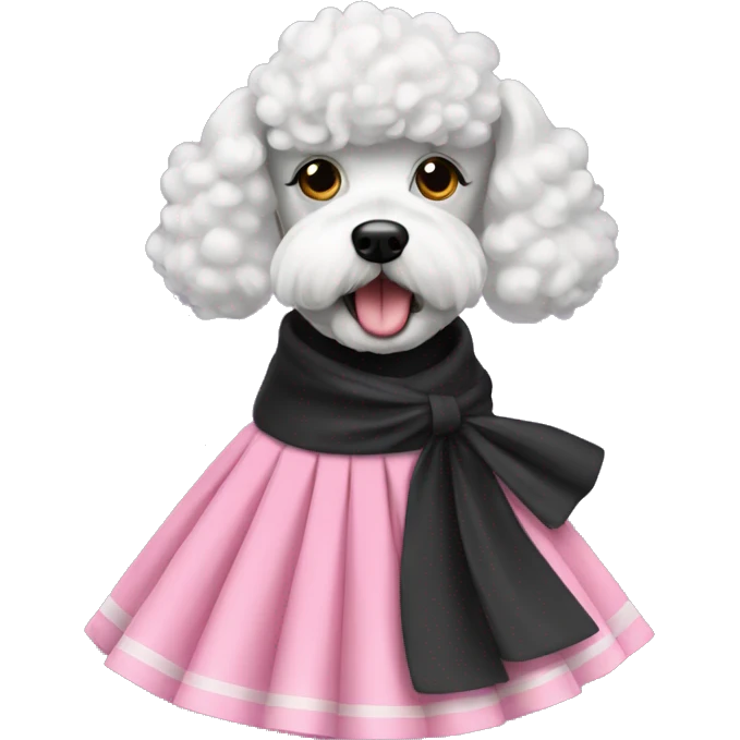 Poodle skirt emoji