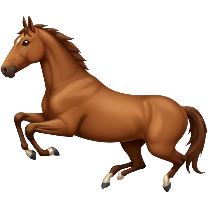 Horse jumping emoji