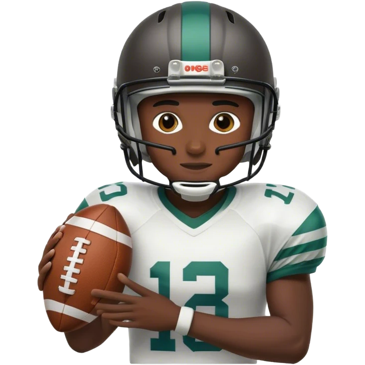 football player doing SUI emoji