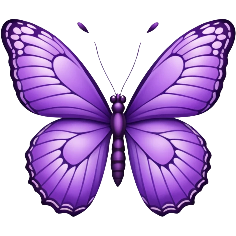Borboleta lilás  emoji